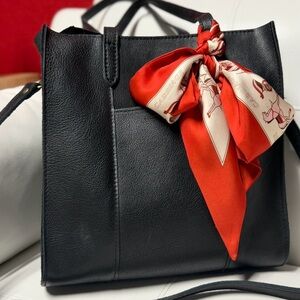 🖤 Portland Leather Goods Large N/S Lola Tote – Black Pebbled | EUC